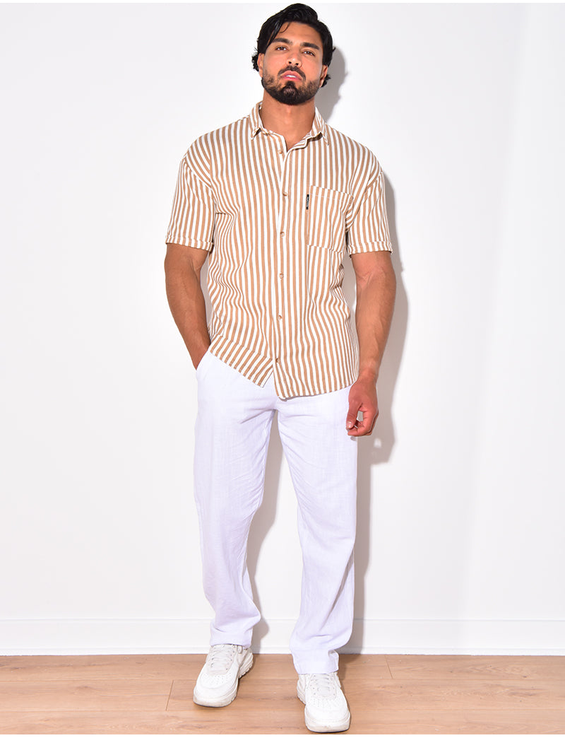 Chemise à rayures