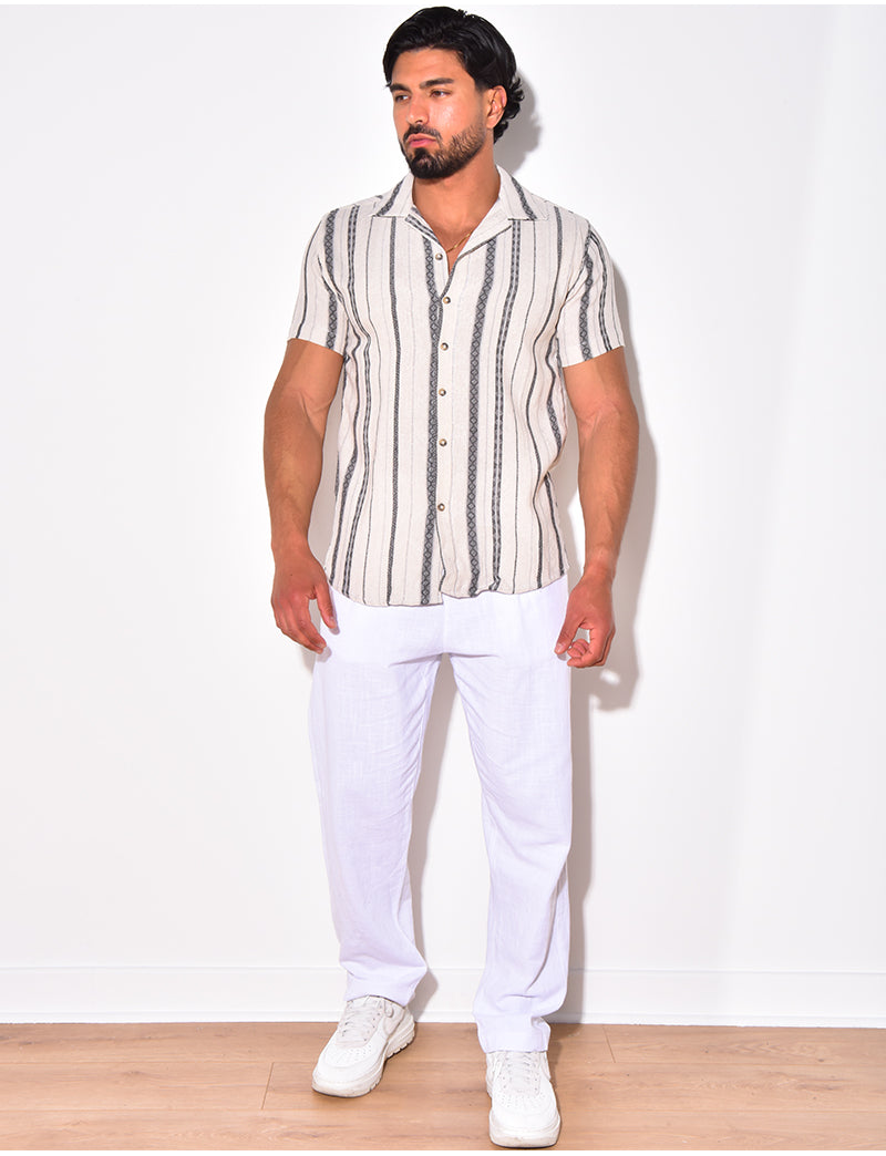 Chemise à rayures