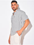 Chemise à rayures