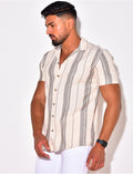 Chemise à rayures