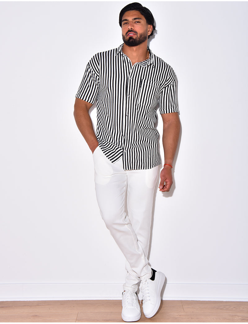 Chemise à rayures