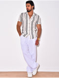 Chemise à rayures