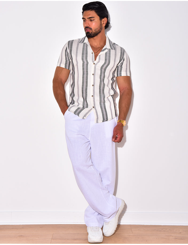 Chemise à rayures