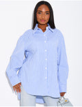 Chemise oversize à rayures