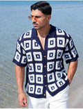Chemise ajourée à motifs