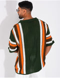 Chemise ajourée à motifs