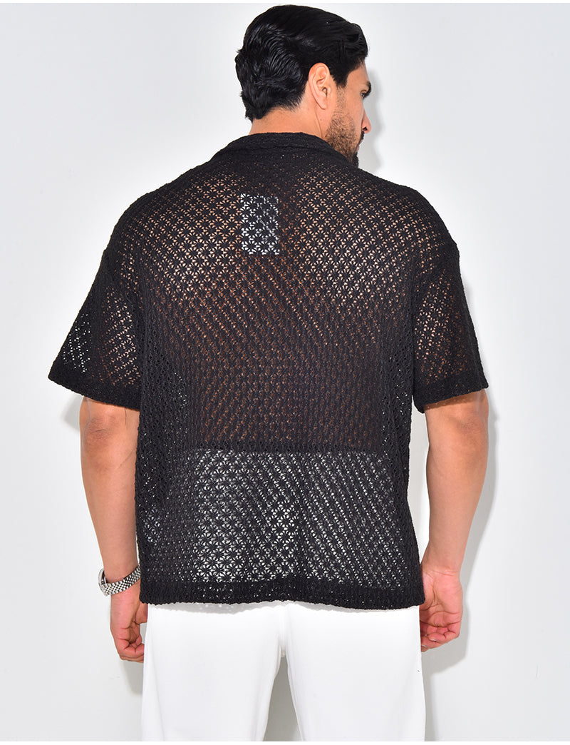Chemise ajourée
