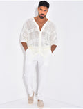 Chemise ajourée