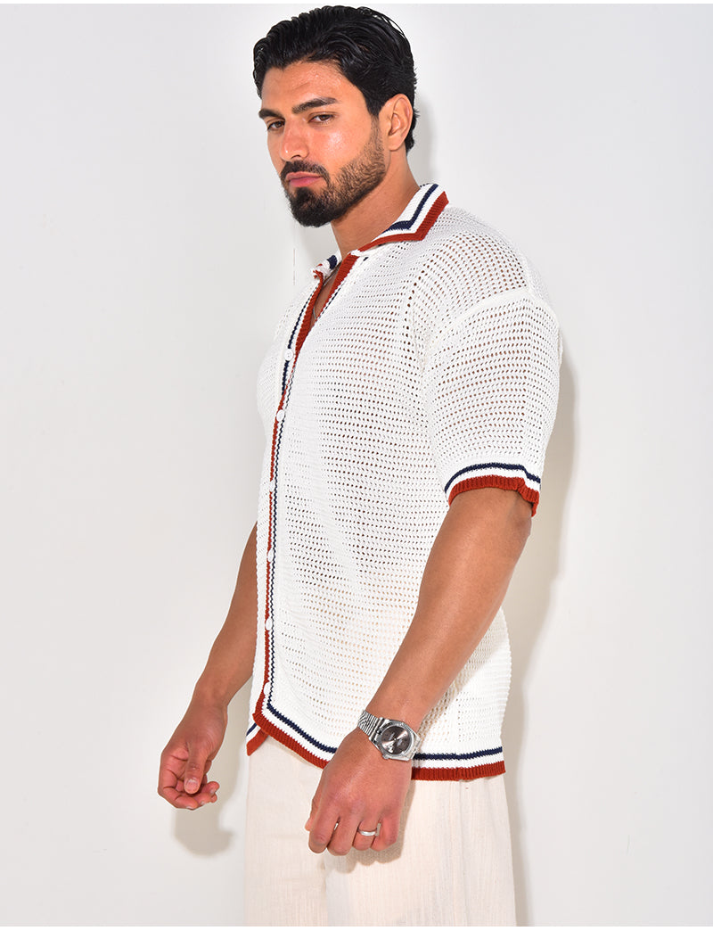 Chemise ajourée