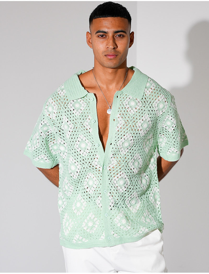 Chemise ajourée