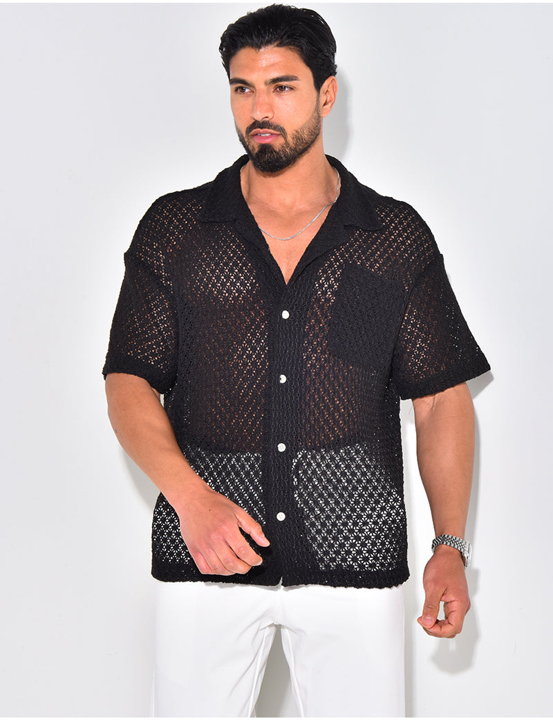 Chemise ajourée