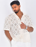 Chemise ajourée