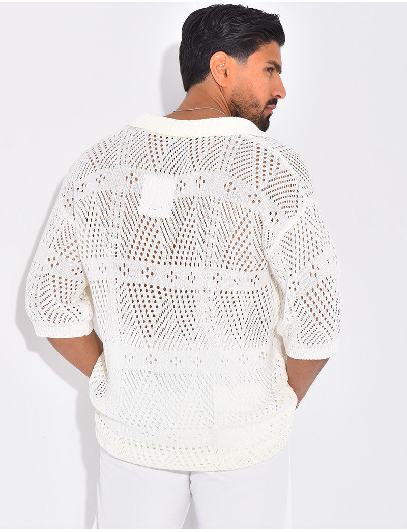 Chemise ajourée