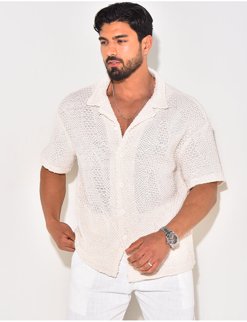 Chemise ajourée