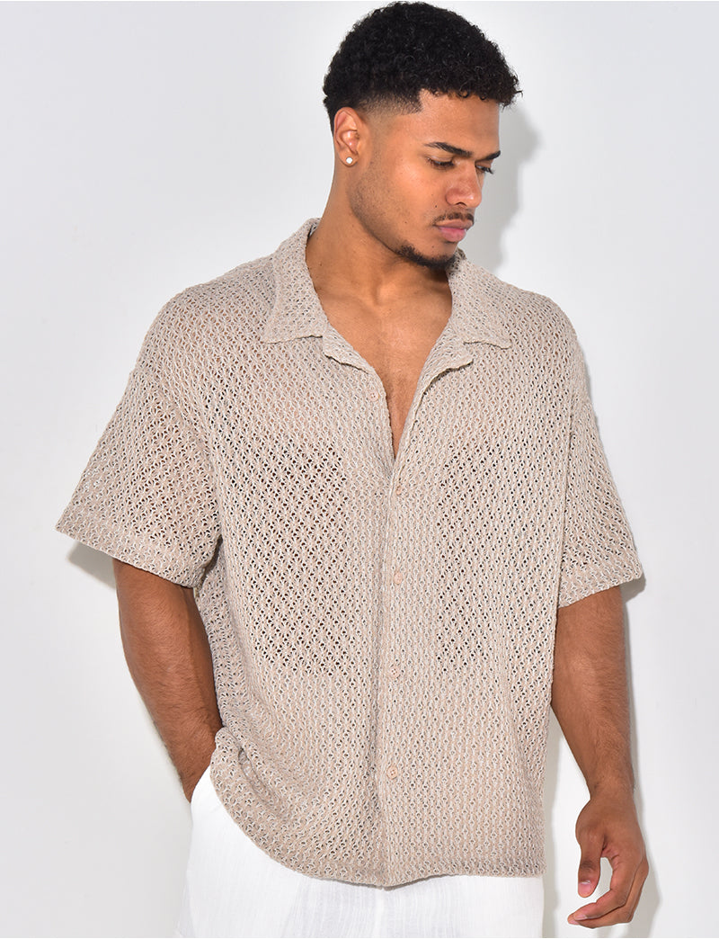 Chemise ajourée