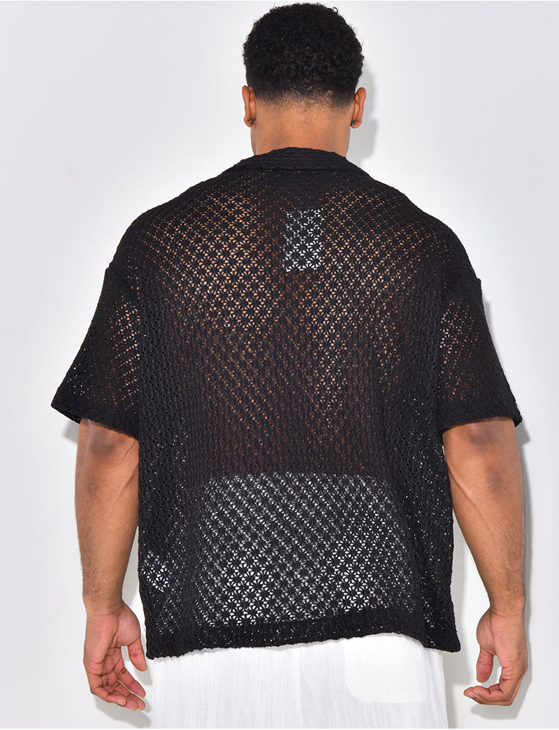 Chemise ajourée