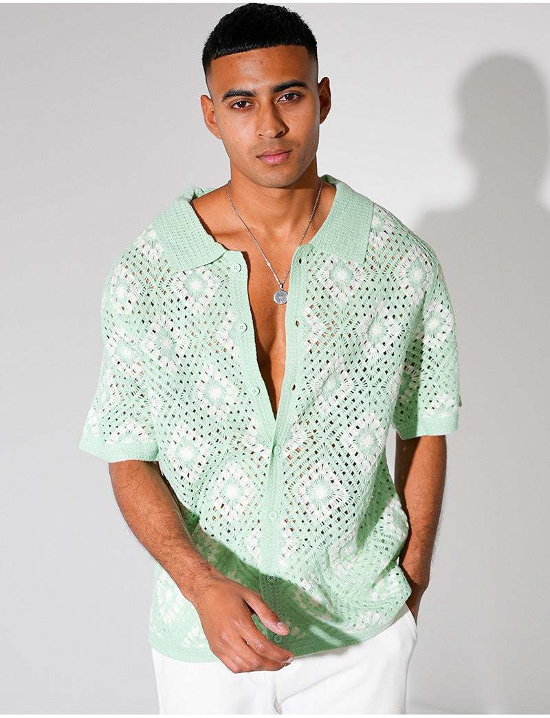 Chemise ajourée