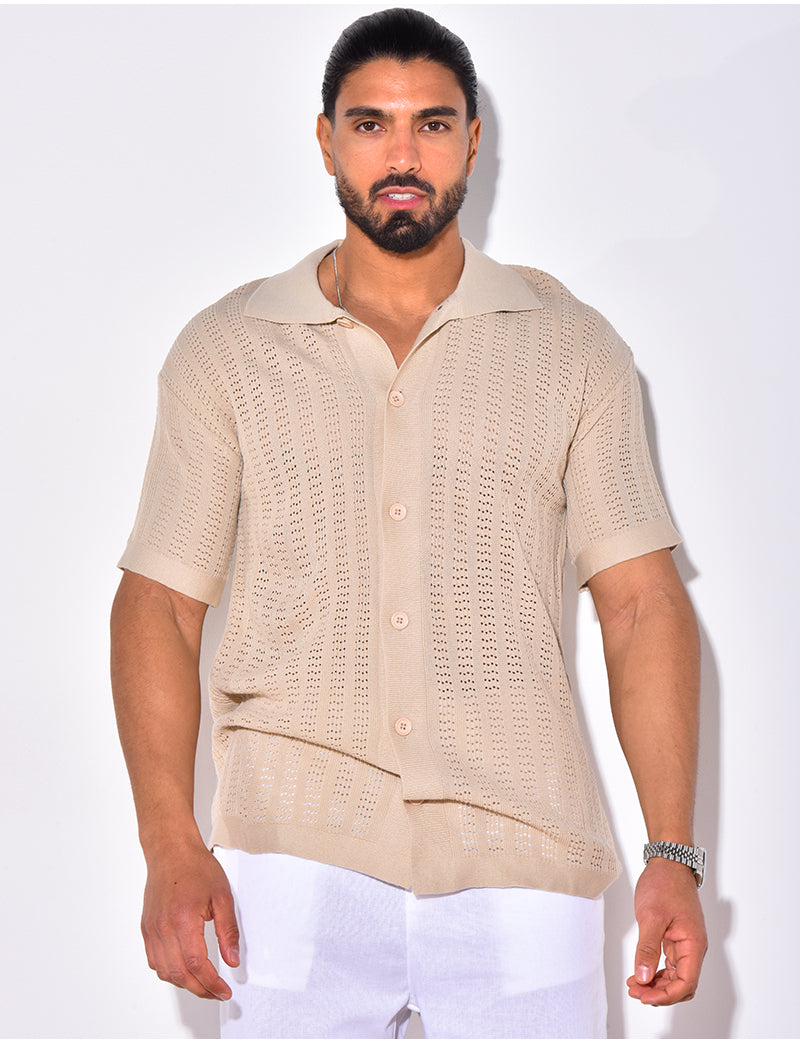 Chemise ajourée