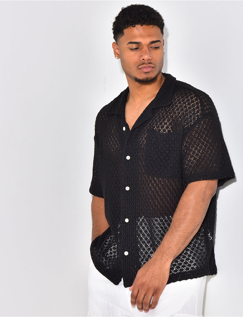 Chemise ajourée