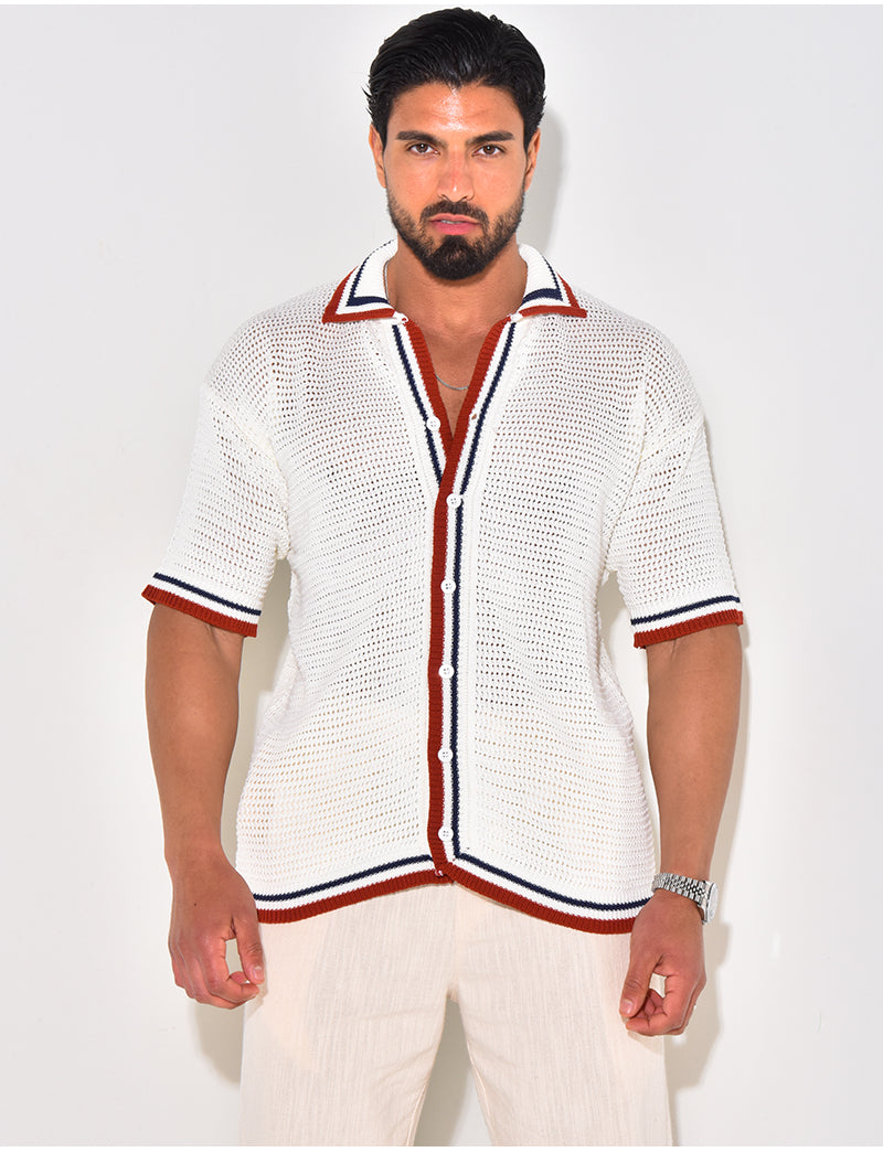 Chemise ajourée