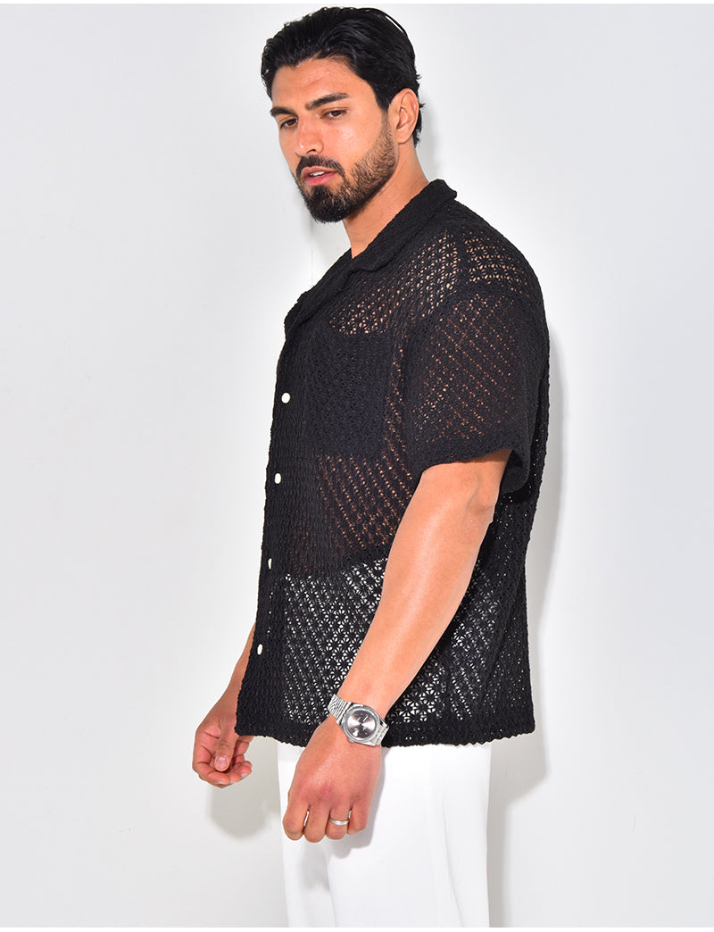 Chemise ajourée