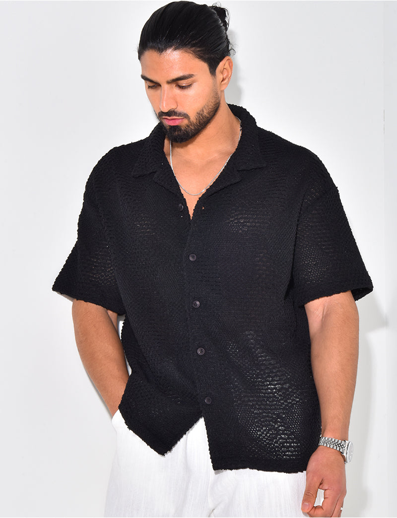 Chemise ajourée