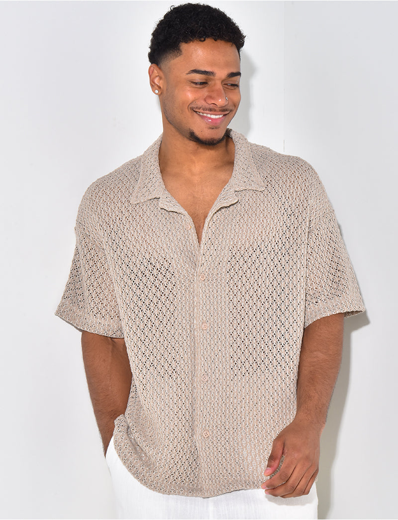 Chemise ajourée