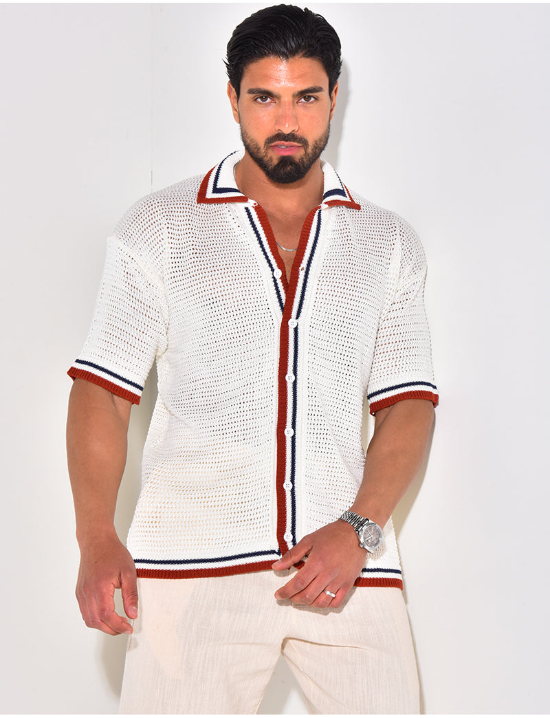 Chemise ajourée