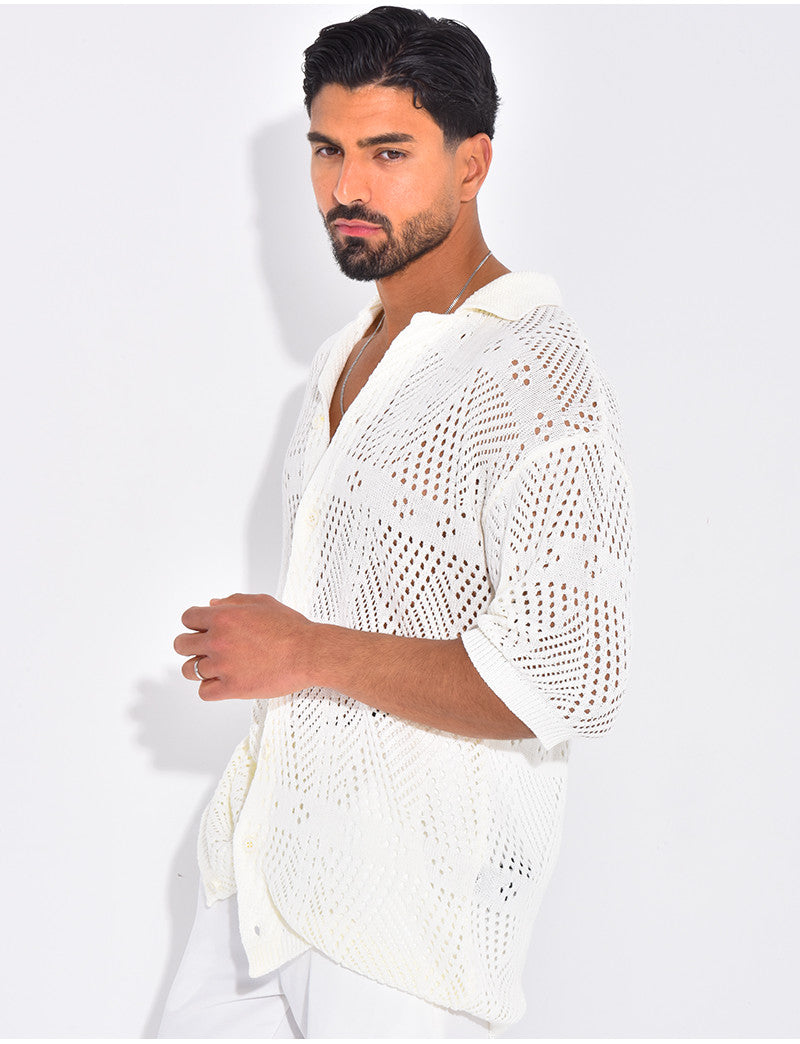 Chemise ajourée