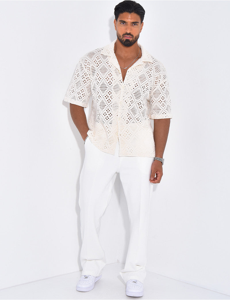 Chemise ajourée
