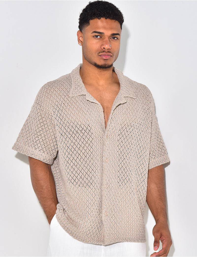 Chemise ajourée