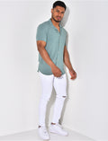 Chemise basic manches courtes