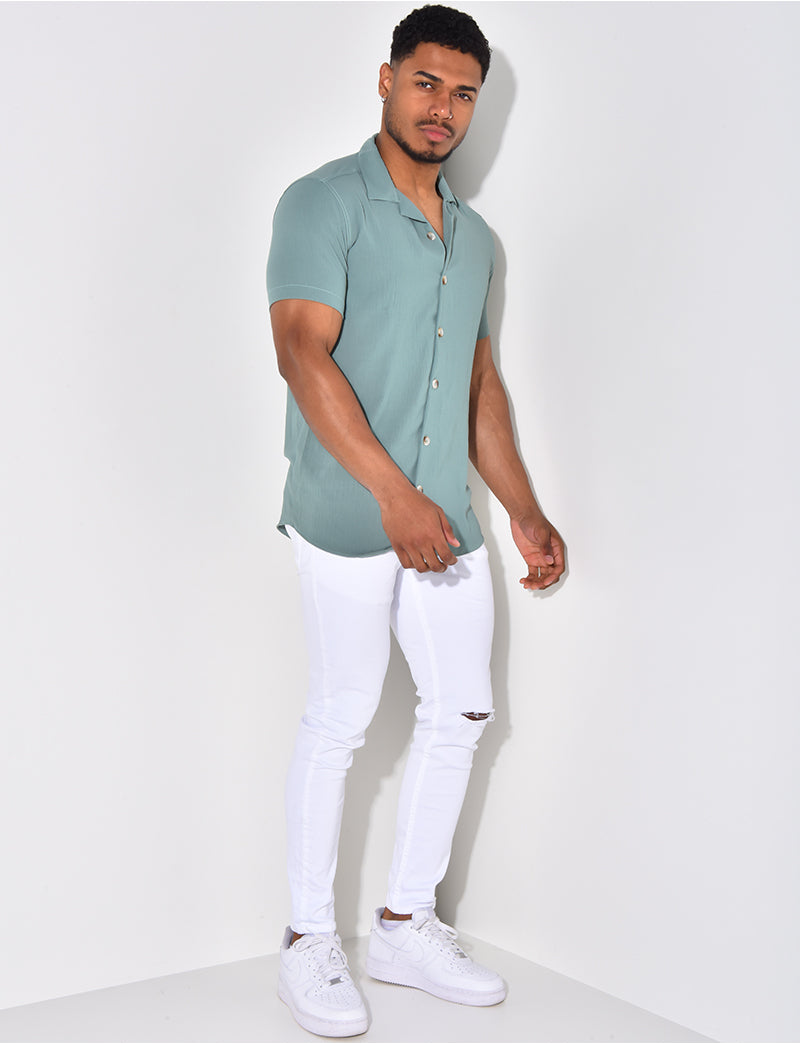 Chemise basic manches courtes