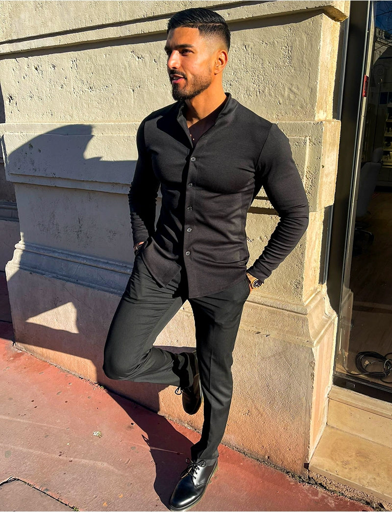 Chemise col rond