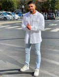 Chemise en jeans