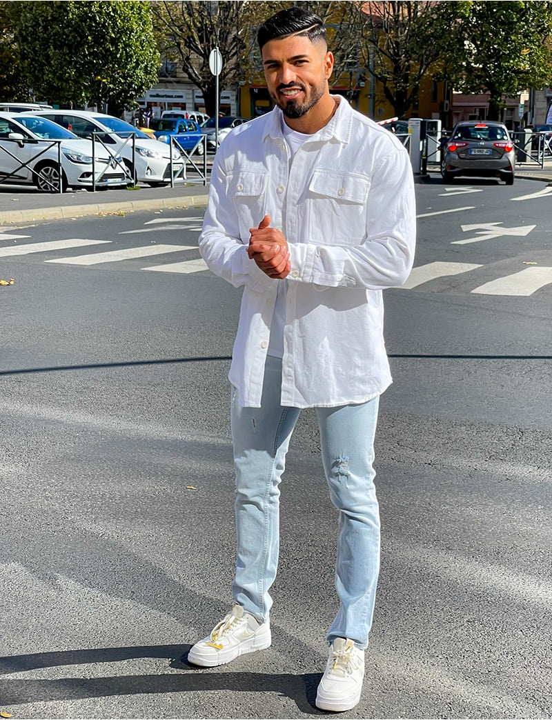 Chemise en jeans