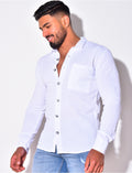 Chemise fine manches longues