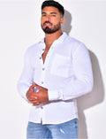 Chemise fine manches longues