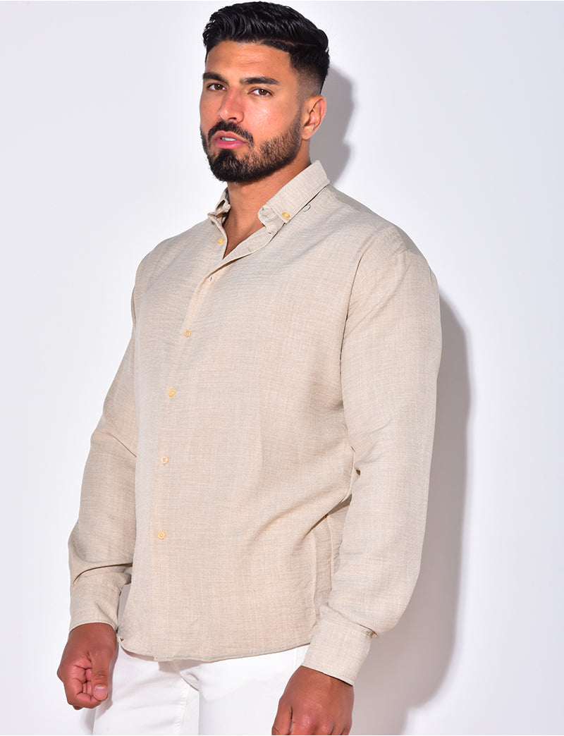 Chemise fluide à manches longues
