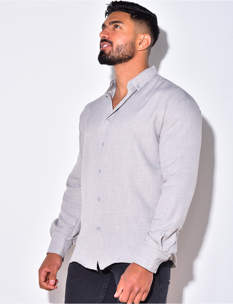 Chemise fluide à manches longues