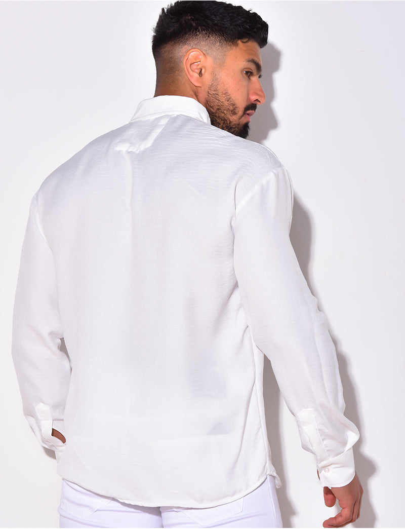 Chemise fluide à manches longues