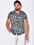 Chemise homme à motif