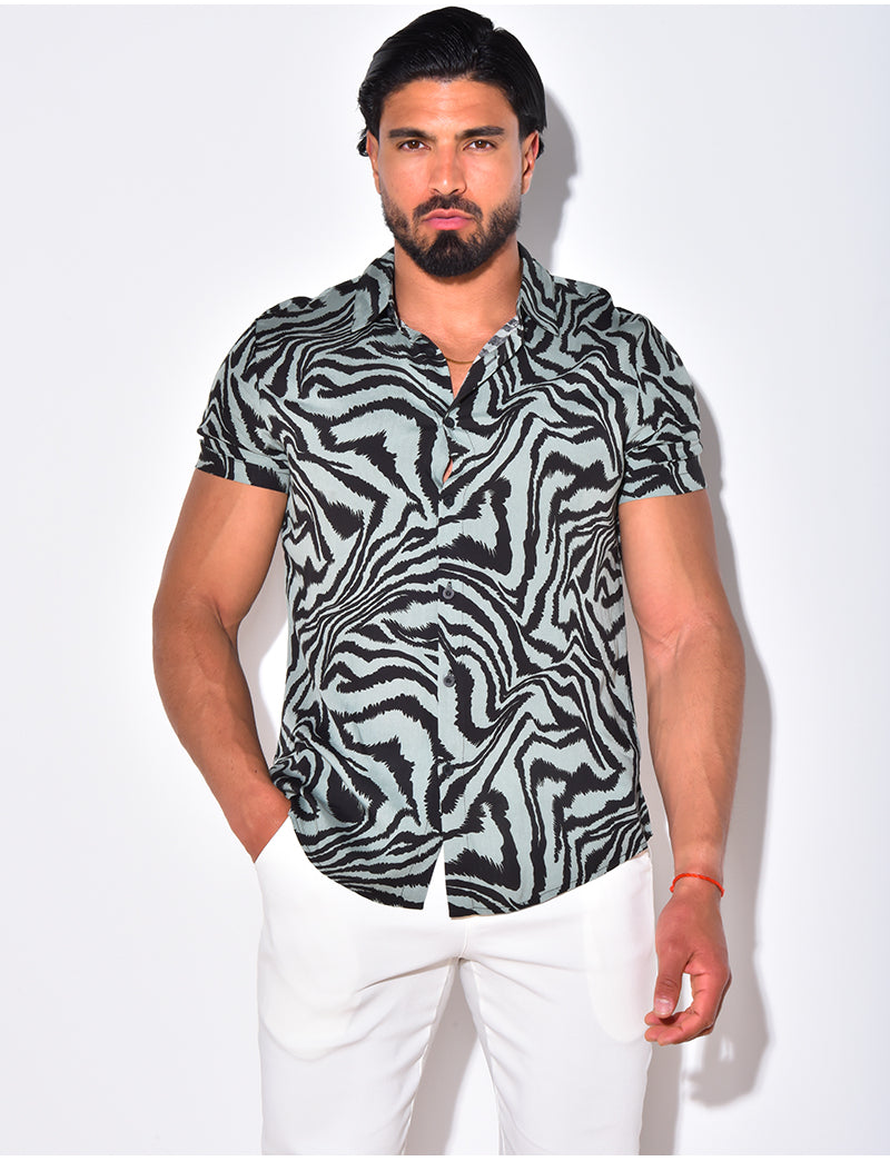 Chemise homme à motif