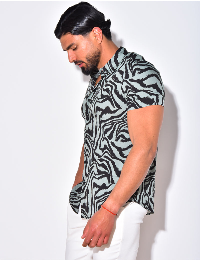 Chemise homme à motif