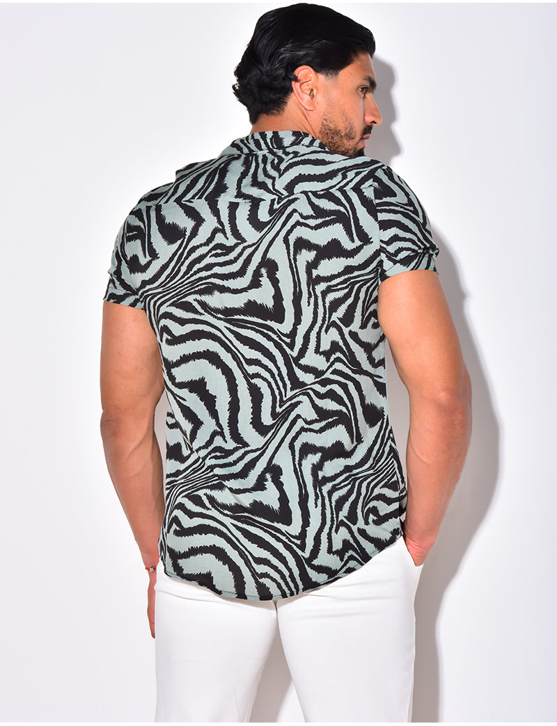 Chemise homme à motif