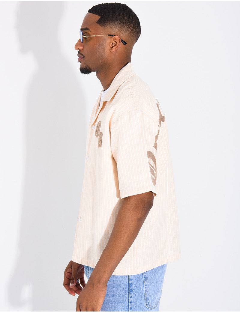 Chemise Homme rayée "Ocean Block"