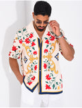 Chemise imprimée manches courtes