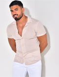 Chemise légére à relief