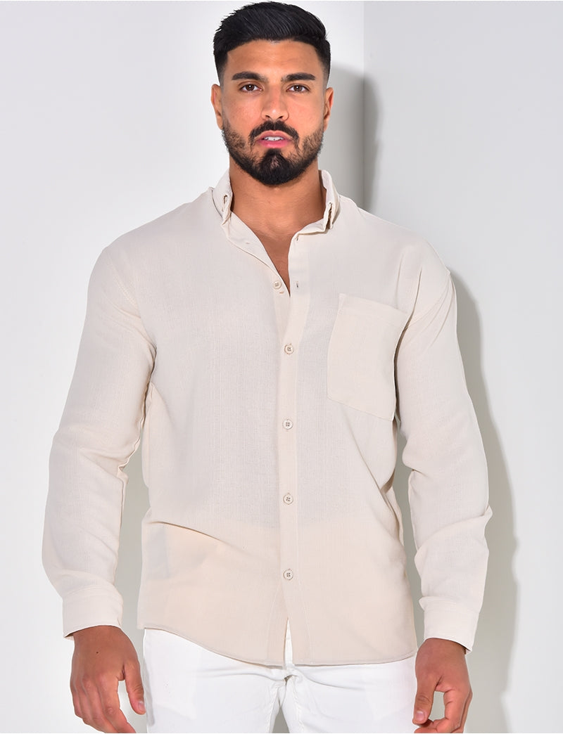 Chemise légère manches longues