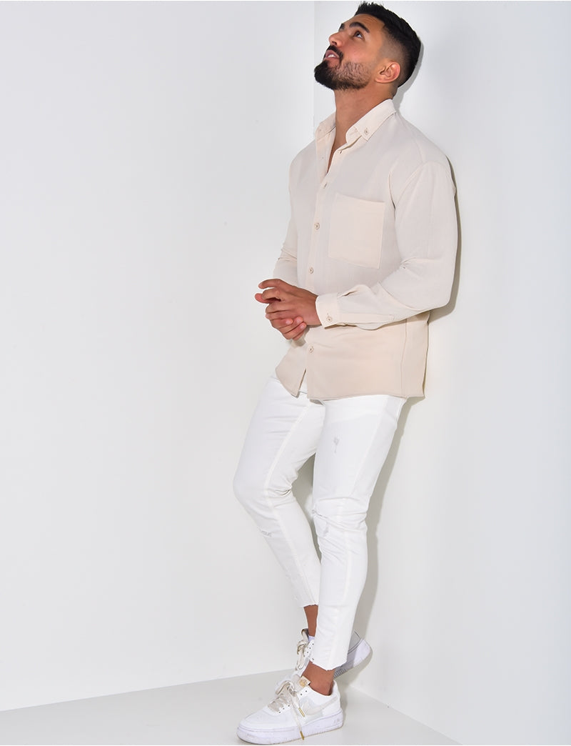 Chemise légère manches longues